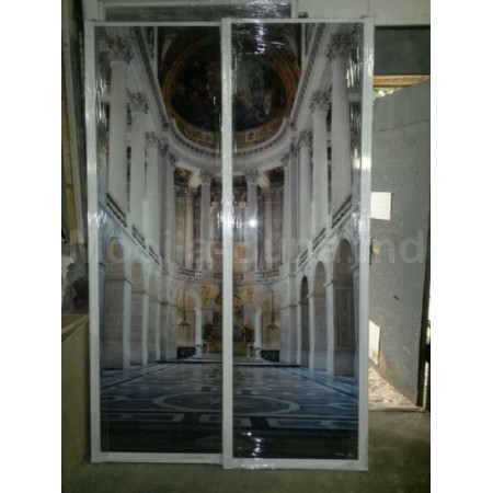 Двери-купе с фотопечатью на стекле Модель А-1